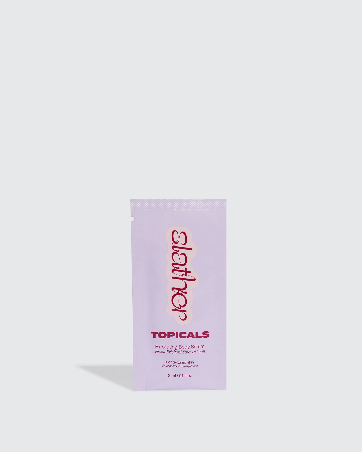 Slather Exfoliating Body Serum Sample